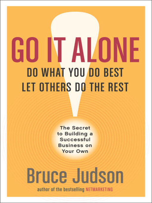 Title details for Go It Alone! by Bruce Judson - Available